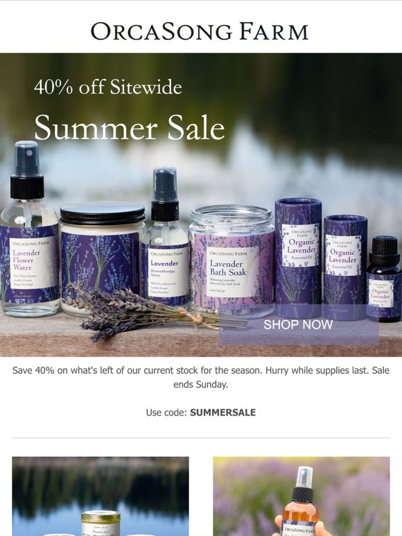 Summer Clearance Sale