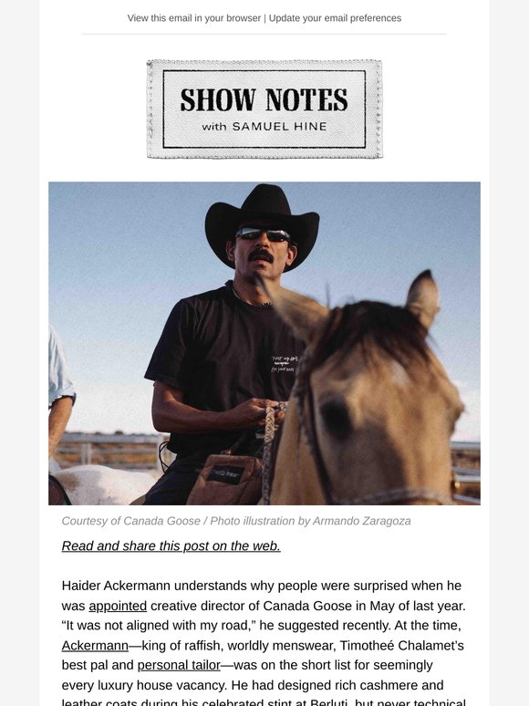 3 Days in the Utah Desert With Haider Ackermann