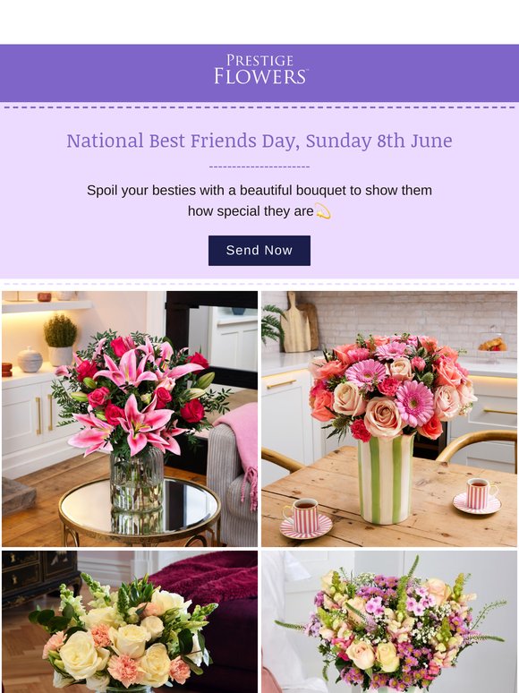 Spoil Your Best Friend This Sunday!💐