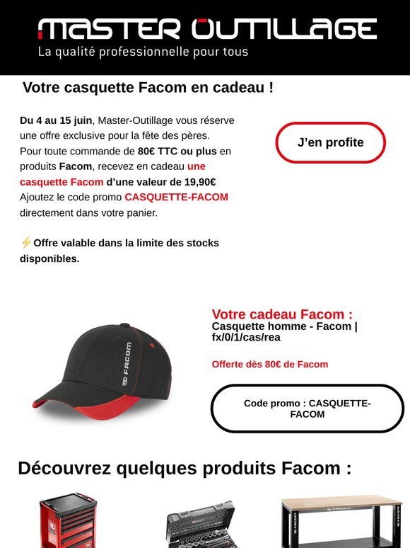 Master Outillage Code Promo