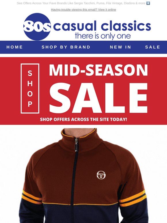Track Tops & Trainers at 80sCC 🔥 Mid Season Sale Continues