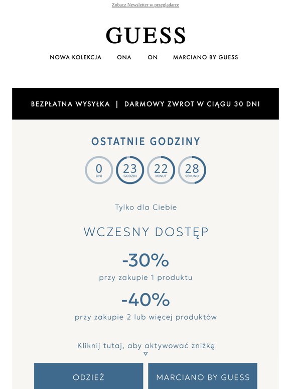 Ostatnie godziny | Ekskluzywne -40%