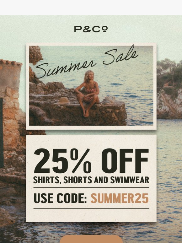 25% OFF Summer Styles: SUMMER25
