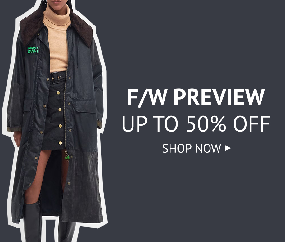 F/W PREVIEW UP TO 50% OFF >>