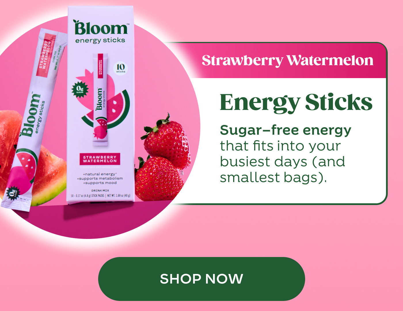 Shop Strawberry Watermelon Energy Sticks
