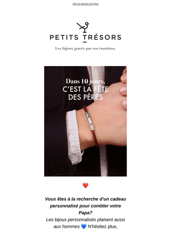 Dans 10 jours, c'est la fête des Pères !