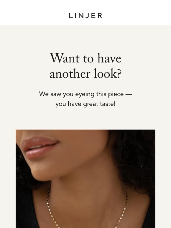 You have great taste