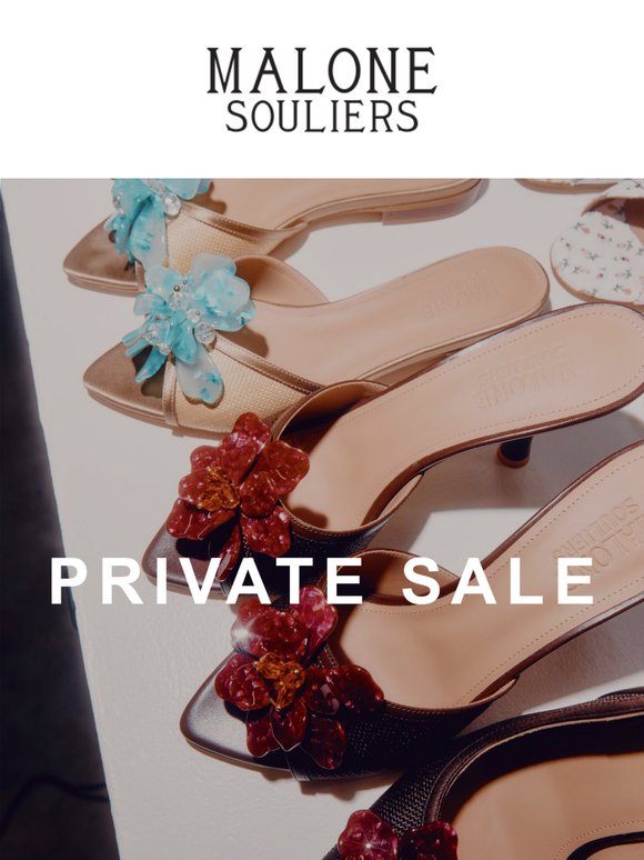 Malone Souliers Private Sale