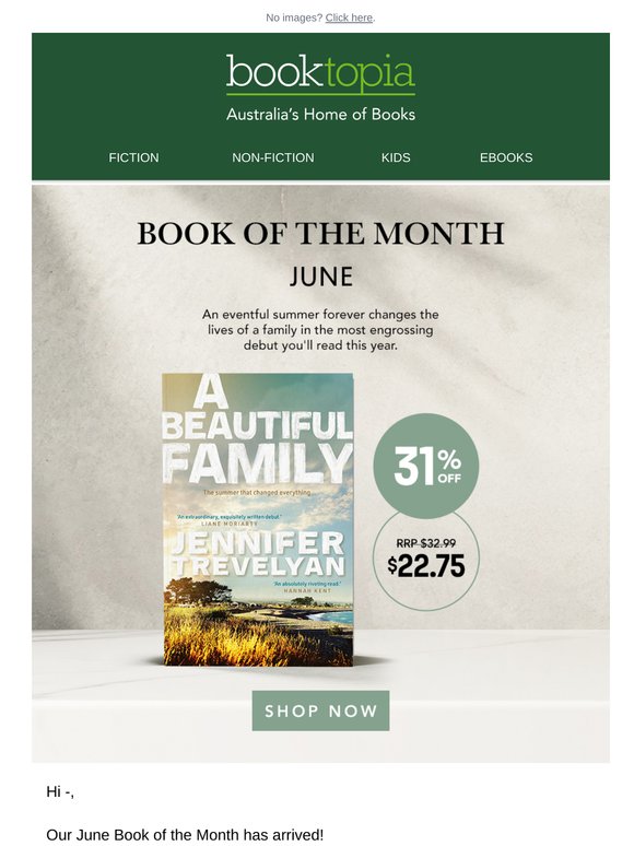 📚 Book of the Month: A Beautiful Family by Jennifer Trevelyan