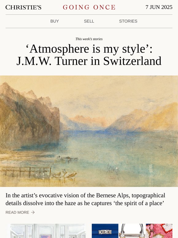 Going Once No. 438 | Turner’s Switzerland