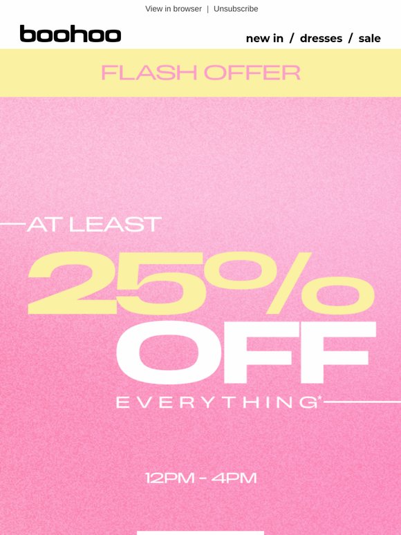 At least 25% off everything ❤️‍🔥