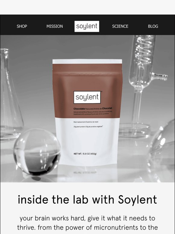 how Soylent supports your cognitive function.