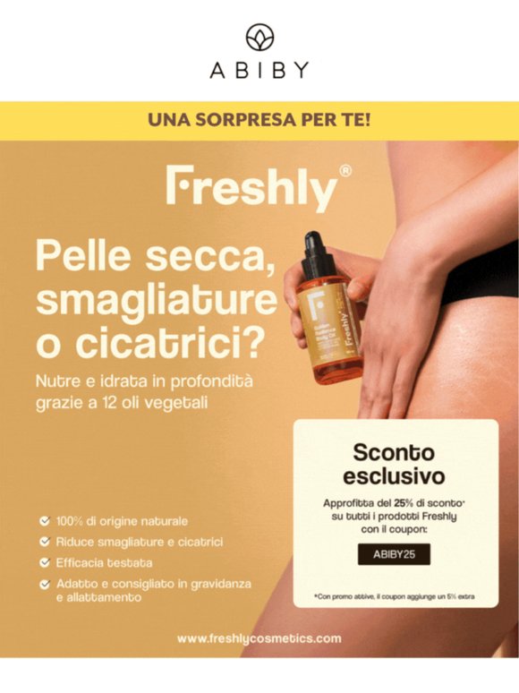 Scopri Freshly: c'è uno sconto speciale solo per te 🧡