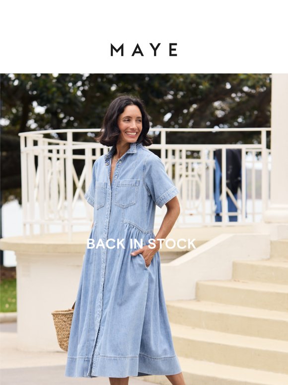 MAYE: The Wait is Over  Montana Dress is Back in Stock! | Milled