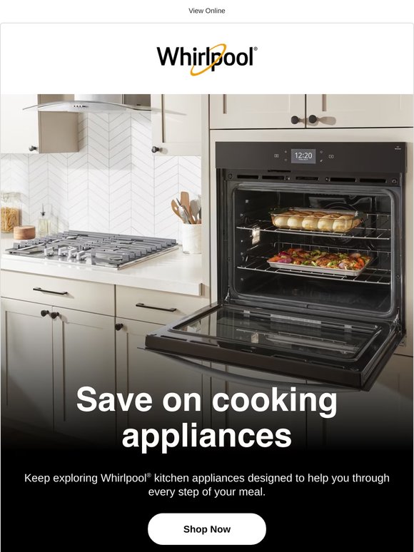 Keep shopping for cooking appliances