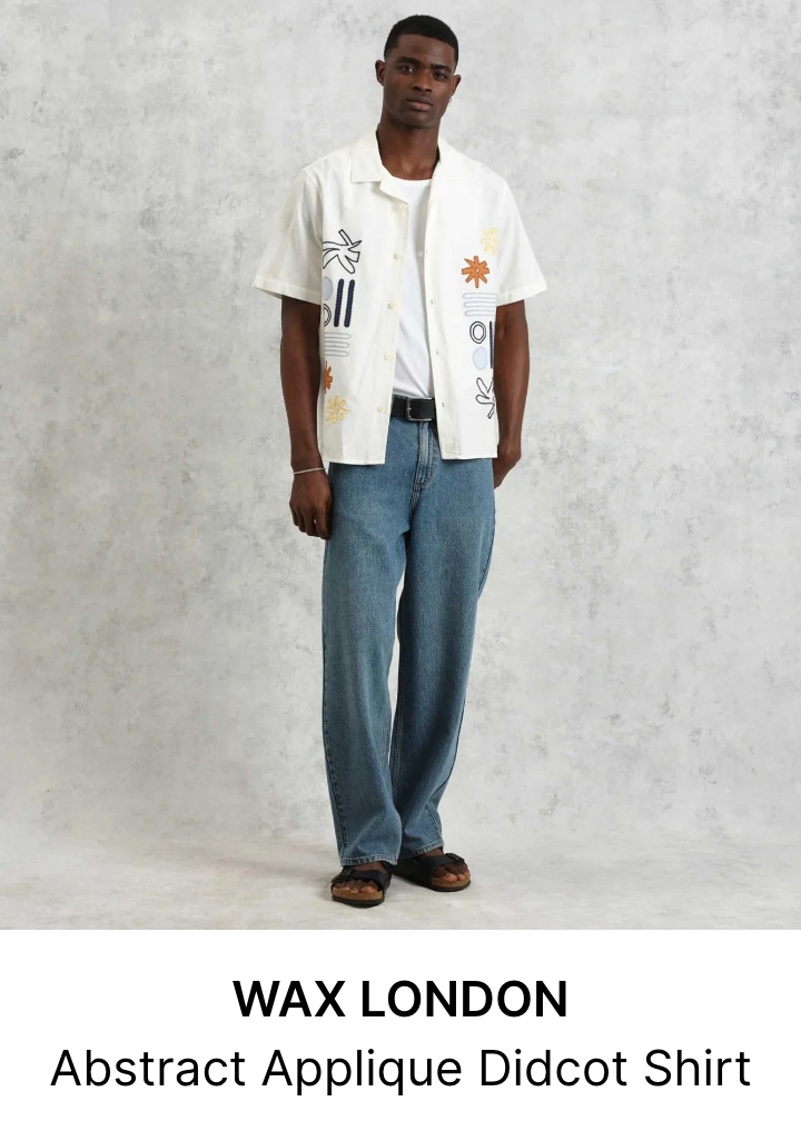 Abstract Applique Didcot Shirt