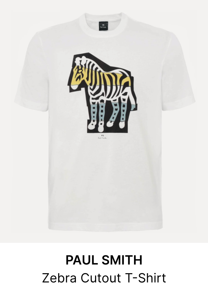 Zebra Cutout T-Shirt
