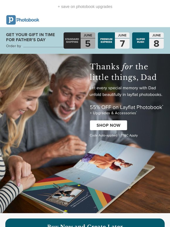 The Perfect Gift: 55% OFF Layflat Books