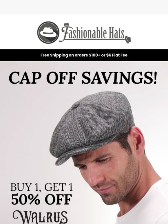 Big Savings on Flat Caps!