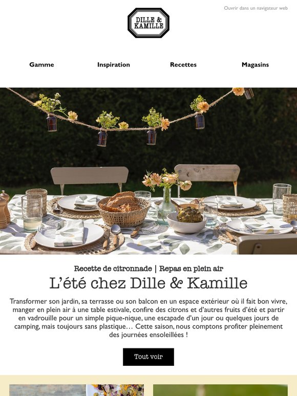 L’été chez Dille & Kamille