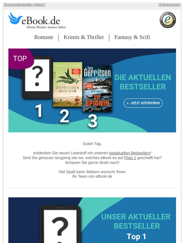 Topaktuelle Bestseller für Sie 📖✨