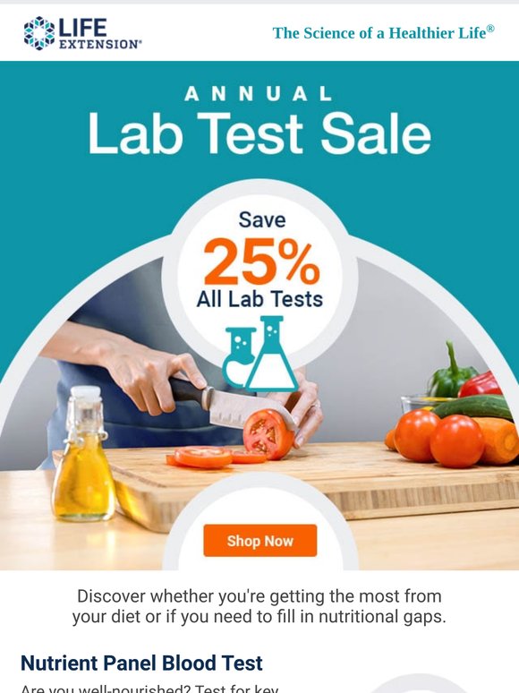 🍽️ [25% Off Labs] What's YOUR Diet Missing?