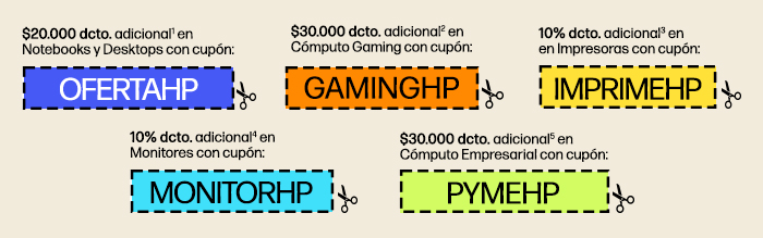 Descubre todos los cupones que tenemos para ti