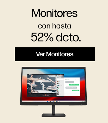 Monitores con hasta 52% dcto.