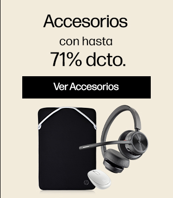 Accesorios con hasta 71% dcto.