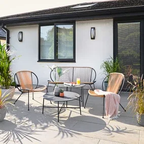 Santorini 4 Seater Conversation Set