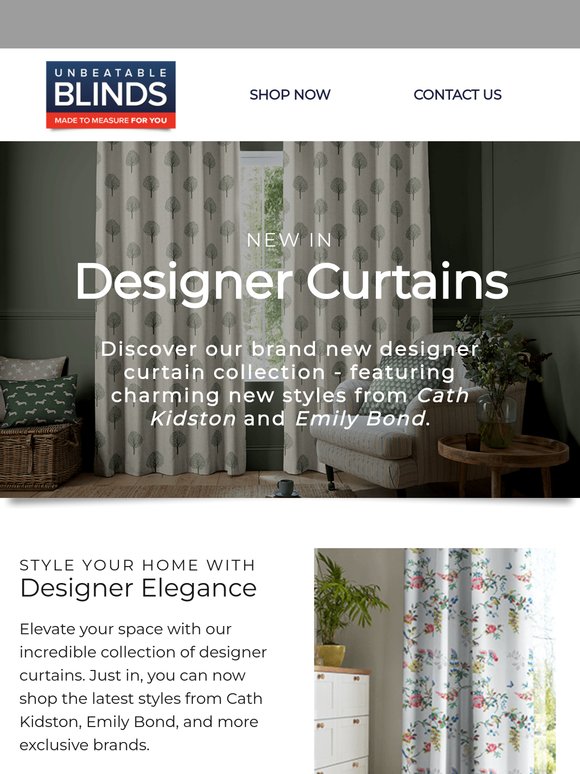 NEW IN: Designer Curtains ✨