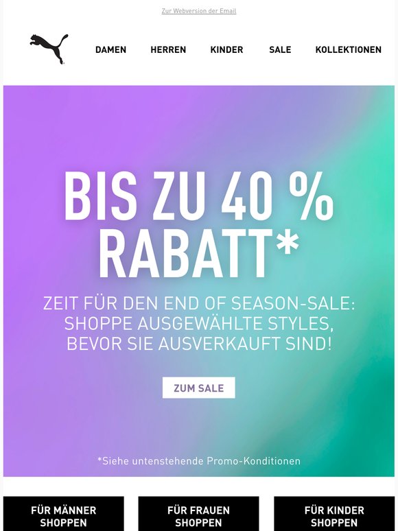 Zeit für den End of Season-Sale!