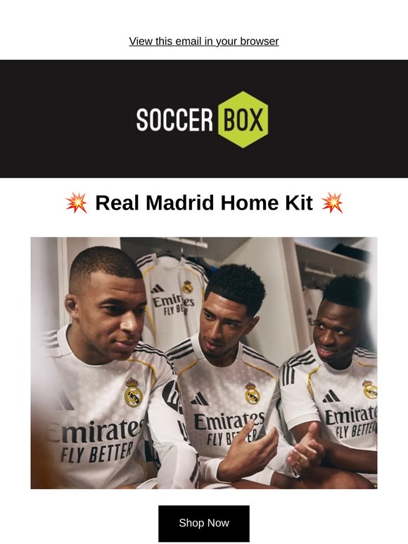 Real Madrid 25/26 Kit Now In 💥