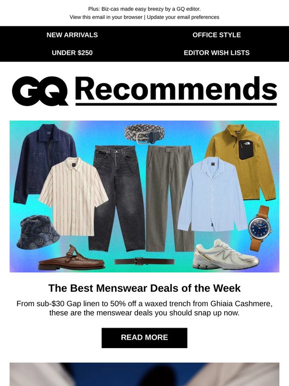 Friday Menswear Deals: 60% off Alex Mill and More