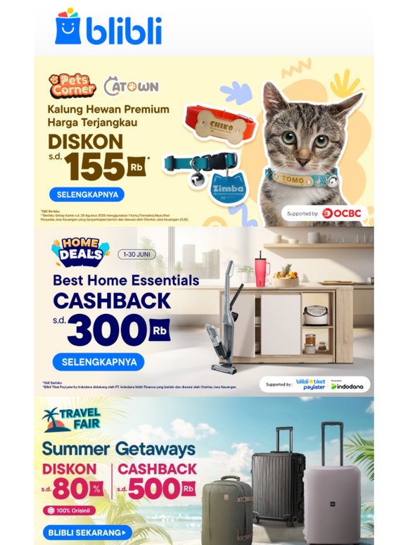 🛋️ Ciptakan Rumah Nyaman dengan Cashback s.d. 300Rb😍👇