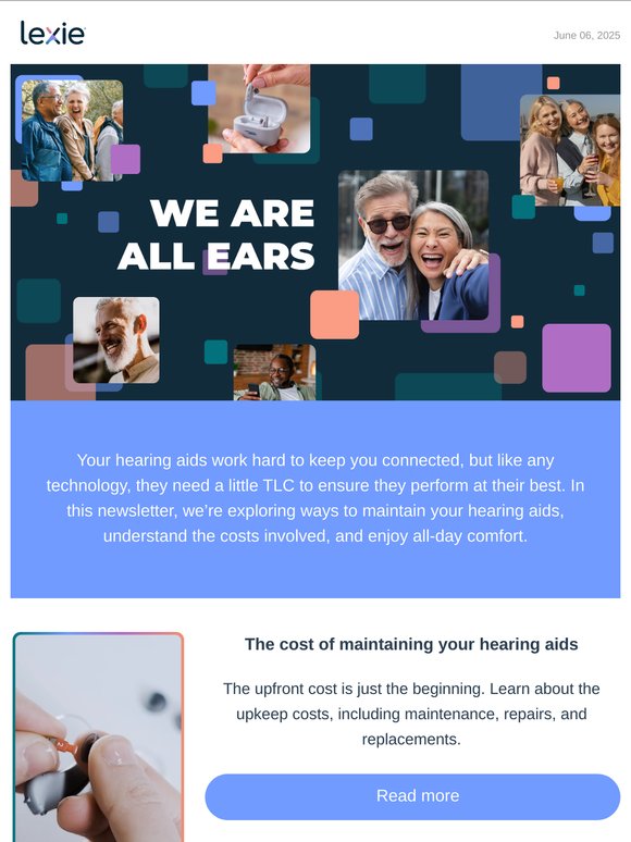 Hearing aids: Cost, care, and comfort
