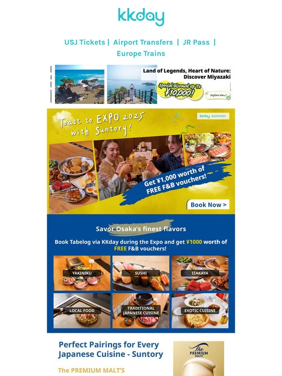 Sip, Savor, Suntory: A Taste of Osaka Expo Awaits!