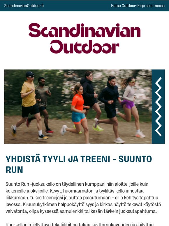 Suunto Run - uutuus vie harjoittelusi uudelle tasolle.