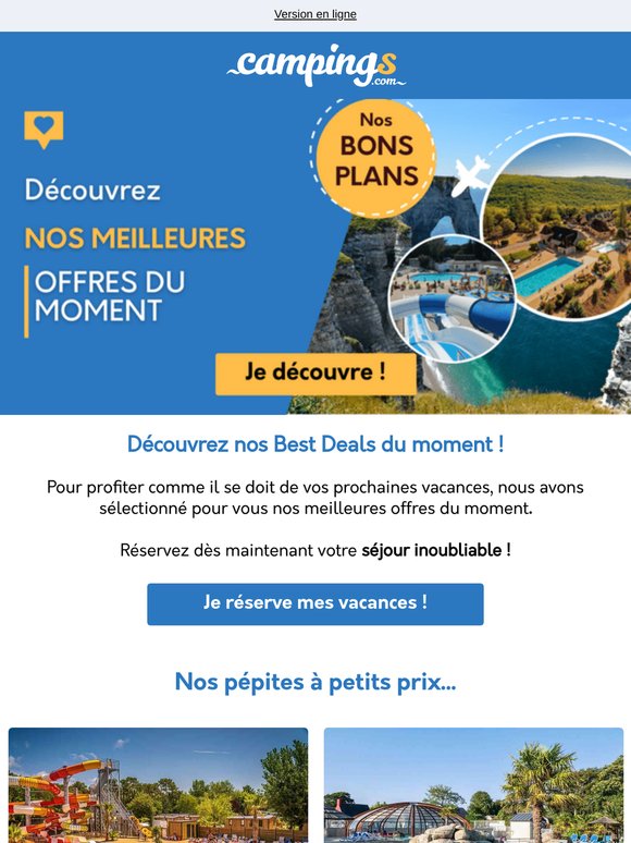Découvrez nos meilleures offres du moment