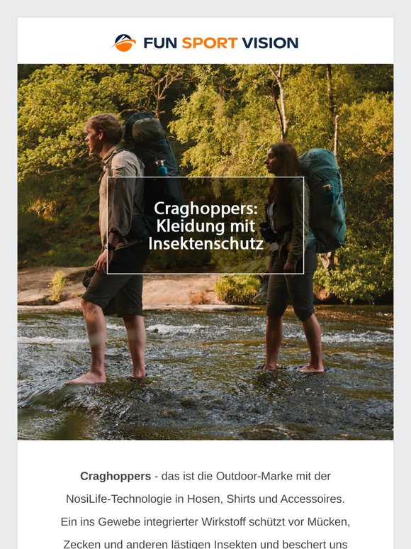 Kleidung mit Insektenschutz: Craghoppers