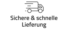 Sichere und schnelle Lieferung