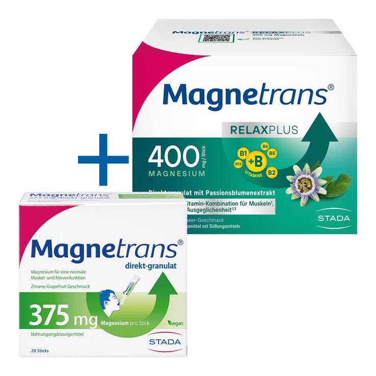 Magnetrans Relax + 400 mg Granulat Sticks Blaubeere⁶ ⁹
