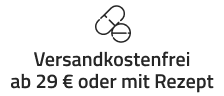 Versandkostenfrei ab 29 € oder mit Rezept