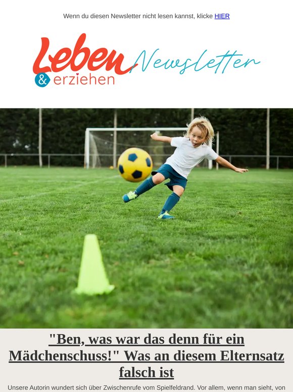"Was war denn das für ein Mädchenschuss?!"