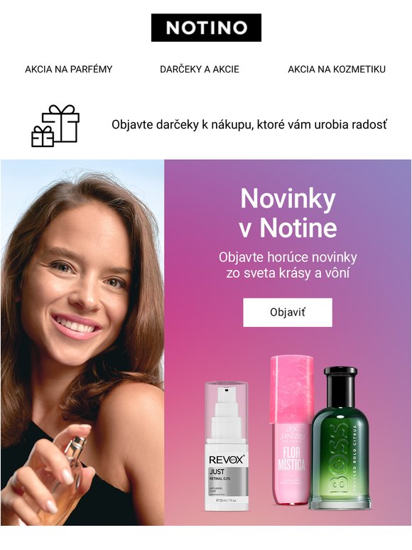 Horúce trendy v Notine