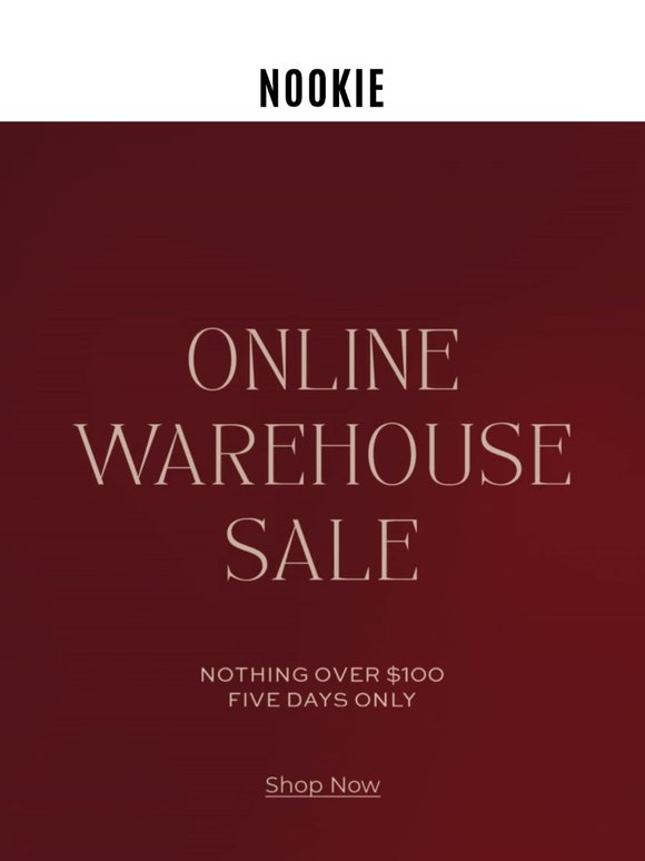 Limited time, limited stock