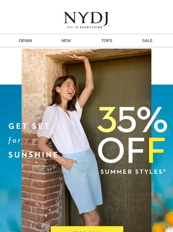 35% Off Crops & Shorts & Linen!