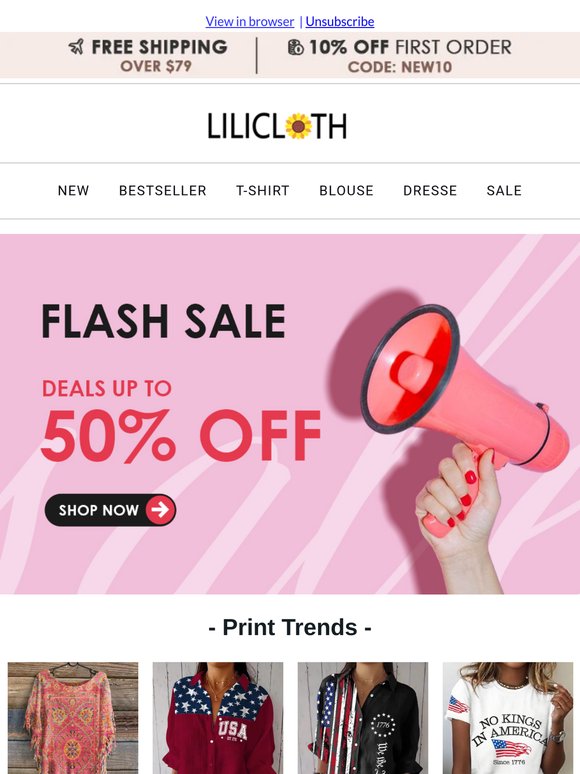 The Hottest Deals: Up to 50% Off Flash Sale!