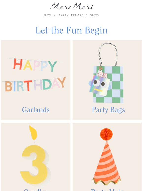 Birthday Party Essentials 🎉