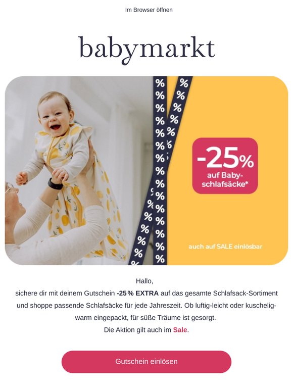 Schlaf gut 💤 mit -25% auf Schlafsäcke!